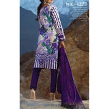 Zure Embroidered Cotton 3 Piece Un-Stitched Suit - 422B, Women, 3Pcs Shalwar Suit, Salitex Textiles, Chase Value