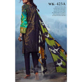 Zure Embroidered Cotton 3 Piece Un-Stitched Suit - 423A, Women, 3Pcs Shalwar Suit, Salitex Textiles, Chase Value
