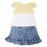 Girls Skirt Suits 114 SML - Yellow, Kids, Girls Sets And Suits, Chase Value, Chase Value