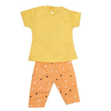 Newborn Girls Suit 2Pcs - Yellow, Kids, NB Girls Sets And Suits, Chase Value, Chase Value