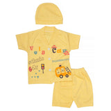 Newborn Boys Suits 3Pcs -Yellow, Kids, NB Boys Sets And Suits, Chase Value, Chase Value