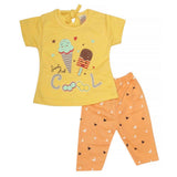 Newborn Girls Suit 2Pcs - Yellow, Kids, NB Girls Sets And Suits, Chase Value, Chase Value