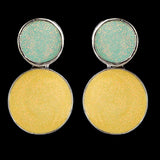 Women's Ear Tops - Yellow Silver, Women, Earrings & Tops, Chase Value, Chase Value