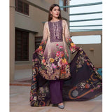 Zobia Noor Embroidered Digital Lawn 3 Piece Un-Stitched Suit - 002, Women, 3Pcs Shalwar Suit, Salam's Textiles, Chase Value