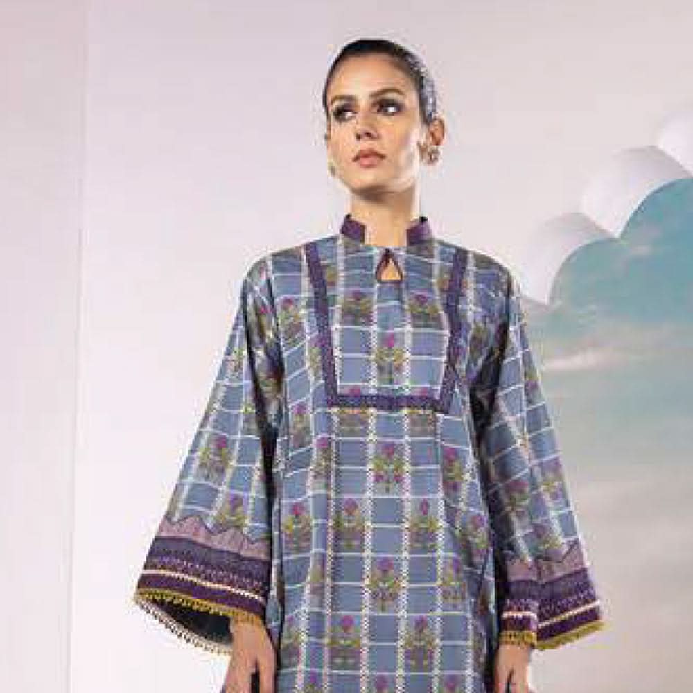 Sapphire Lawn 1Pcs Un-Stitched Shirt Vol 1 WOEM - Zimmer, Women, Unstitched Kurti, Sapphire, Chase Value