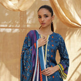 Sahil Printed Lawn 3 Piece Un-Stitched Suit Vol 04 - ZS 04, Women, 3Pcs Shalwar Suit, ZS Textiles, Chase Value