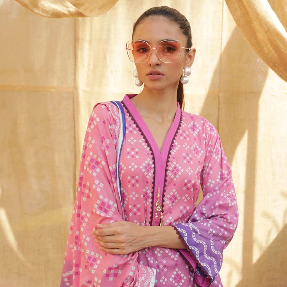 Sahil Printed Lawn 3 Piece Un-Stitched Suit Vol 04 - ZS 10, Women, 3Pcs Shalwar Suit, ZS Textiles, Chase Value