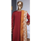 Zoya Embroidered Silk 3 Piece Un-Stitched Suit - 1, Women, 3Pcs Shalwar Suit, Rivaaj, Chase Value