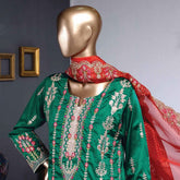 Zoya Embroidered Silk 3 Piece Un-Stitched Suit - 2, Women, 3Pcs Shalwar Suit, Rivaaj, Chase Value