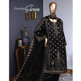 Zoya Embroidered Silk 3 Piece Un-Stitched Suit - 3, Women, 3Pcs Shalwar Suit, Rivaaj, Chase Value