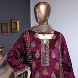 Zoya Embroidered Silk 3 Piece Un-Stitched Suit - 5, Women, 3Pcs Shalwar Suit, Rivaaj, Chase Value