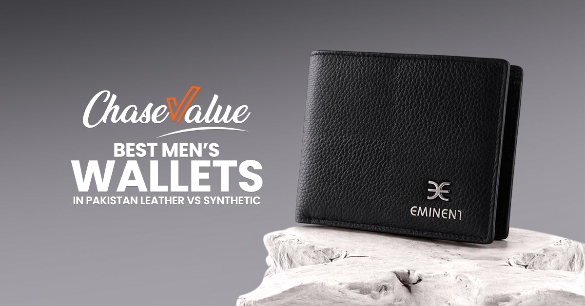 Best Men's Wallets in Pakistan — Leather vs Synthetic – Chase Value