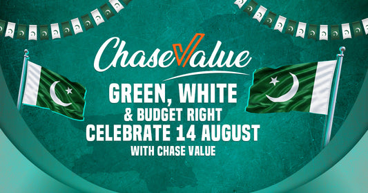 Green, White &amp; Budget Right—Celebrate 14 August with Chase Value
