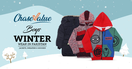 Boys Winter Wear in Pakistan | Jackets, Sweaters & Hoodies