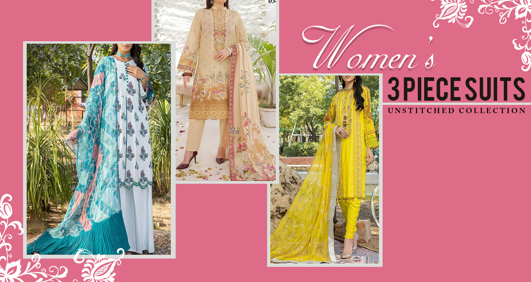 Best Women Unstitched 3 Piece Suits – Elegant Choice for Every Occasion