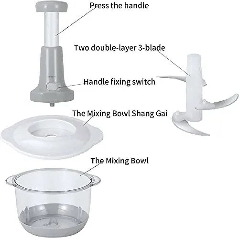 Press Kitchen Hand Chopper 0.7Ltr Xmd-C30 Y1, Chopper, Chase Value, Chase Value
