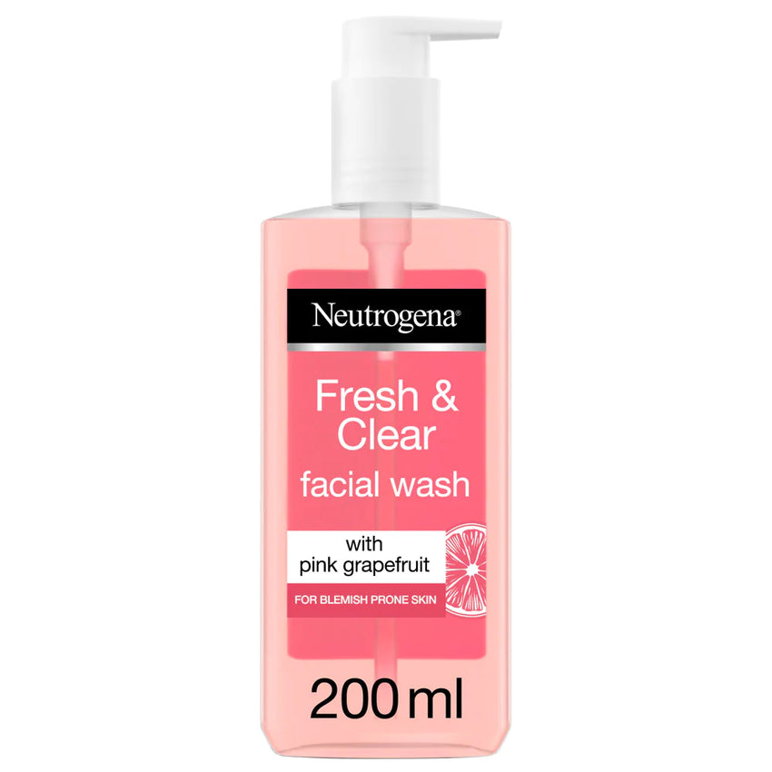 Neautrogena Visibly Clear Pink Grapefull Daily Wash 150ml, Face Washes, Neutrogena, Chase Value