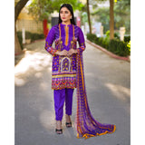Malai Unstitched 3Pcs Suit V2 - 1, Women, 3Pcs Shalwar Suit, Chase Value, Chase Value