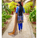 Malai Unstitched 3Pcs Suit V2 - 3, Women, 3Pcs Shalwar Suit, Chase Value, Chase Value