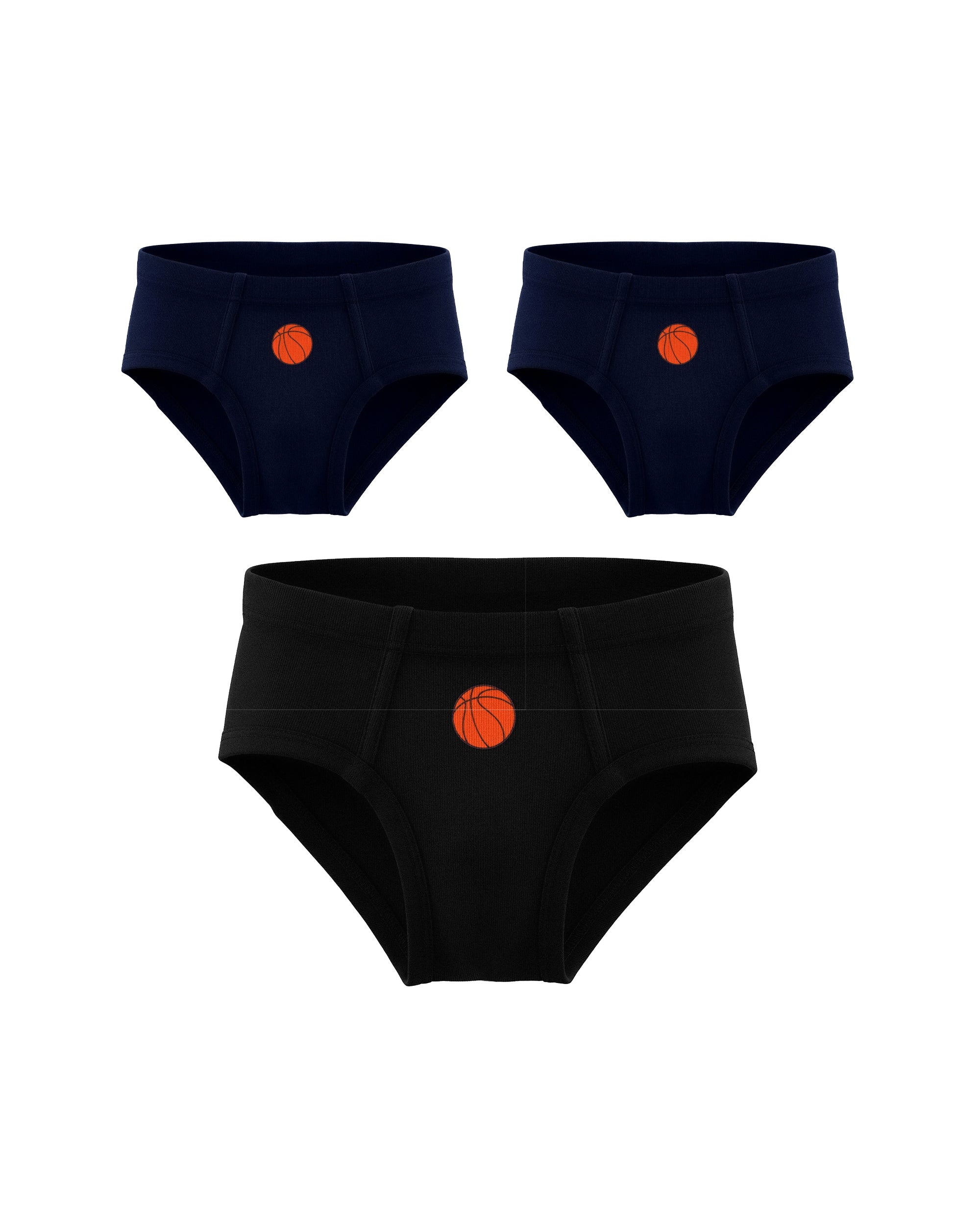 Eminent Boys' Plain Brief- 3 Pc