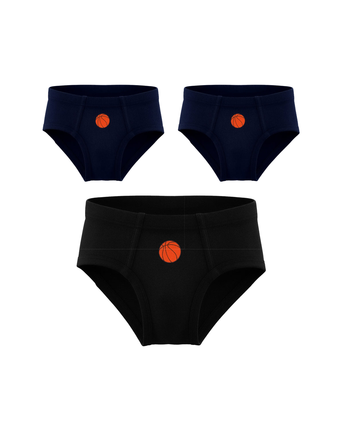 Eminent Boys' Plain Brief- 3 Pc