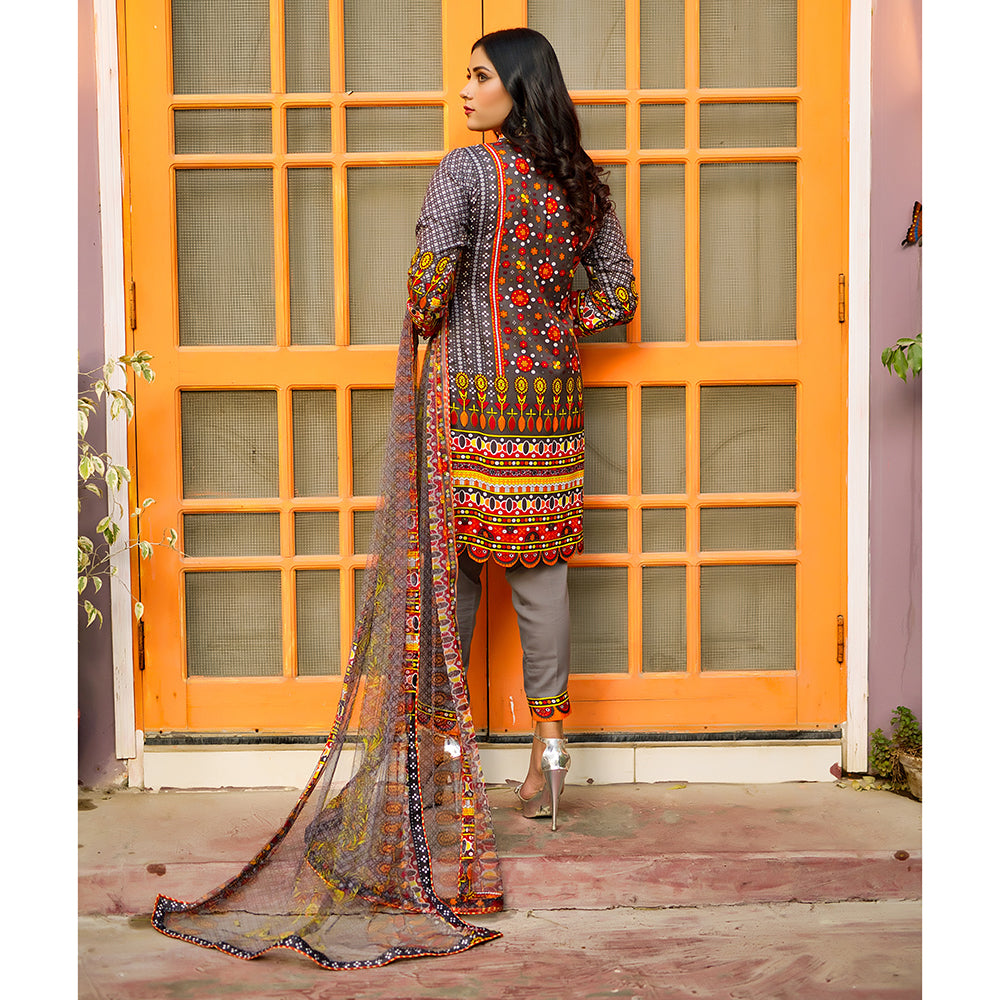 Malai Unstitched 3Pcs Suit V2 - 5, Women, 3Pcs Shalwar Suit, Chase Value, Chase Value