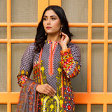 Malai Unstitched 3Pcs Suit V2 - 5, Women, 3Pcs Shalwar Suit, Chase Value, Chase Value