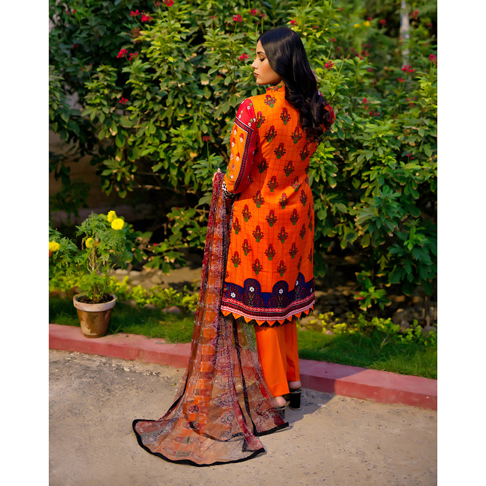 Malai Unstitched 3Pcs Suit V2 - 8, Women, 3Pcs Shalwar Suit, Chase Value, Chase Value