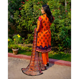 Malai Unstitched 3Pcs Suit V2 - 8, Women, 3Pcs Shalwar Suit, Chase Value, Chase Value