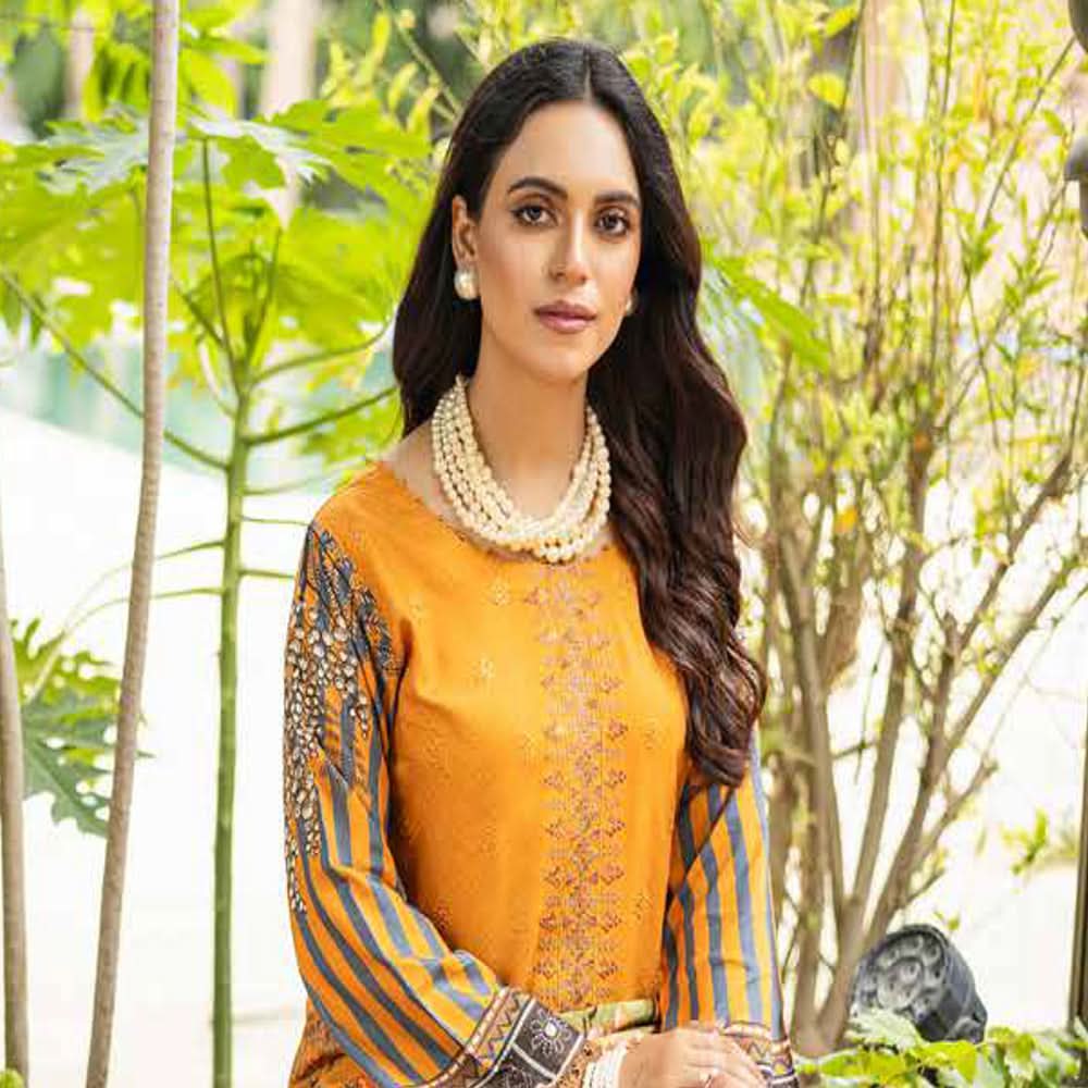 Schick Chambery Embroidered Un-stitched 3ps Suit - 3, Women, 3Pcs Shalwar Suit, MI Creation, Chase Value
