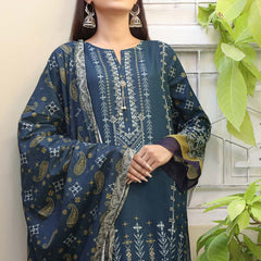 Signature Khaddar Printed Unstitched 3Pcs Suit V2- 2604, Women, 3Pcs Shalwar Suit, VS Textiles, Chase Value