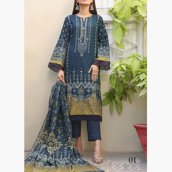 Signature Khaddar Printed Unstitched 3Pcs Suit V2- 2604, Women, 3Pcs Shalwar Suit, VS Textiles, Chase Value