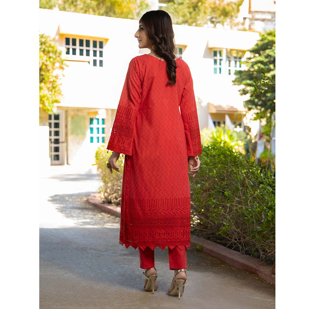 Schick Jaza Schiffli Embroidered Unstitched 2Pcs Suit V-4, Women, 2Pcs Shalwar Suit, MI Creation, Chase Value