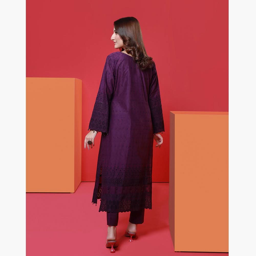 Jaza Schiffli Emroidered Lawn 2Pcs Unstitched Suit - 1, Women, 2Pcs Shalwar Suit, Mi Creation, Chase Value