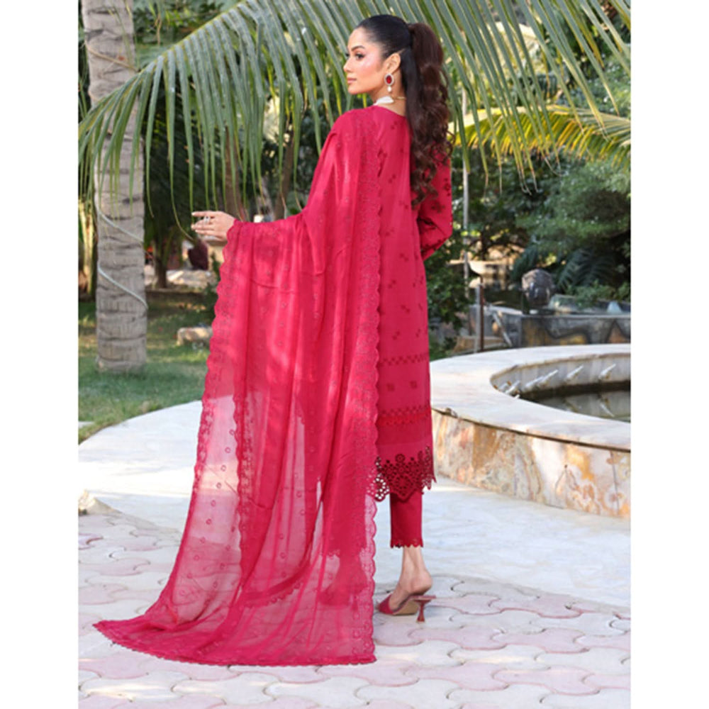 Summer Vibes By Dr. Haris Chikankari Lawn Unstitched 4 Pec Suit - 8, Women, 3Pcs Shalwar Suit, MI Creation, Chase Value