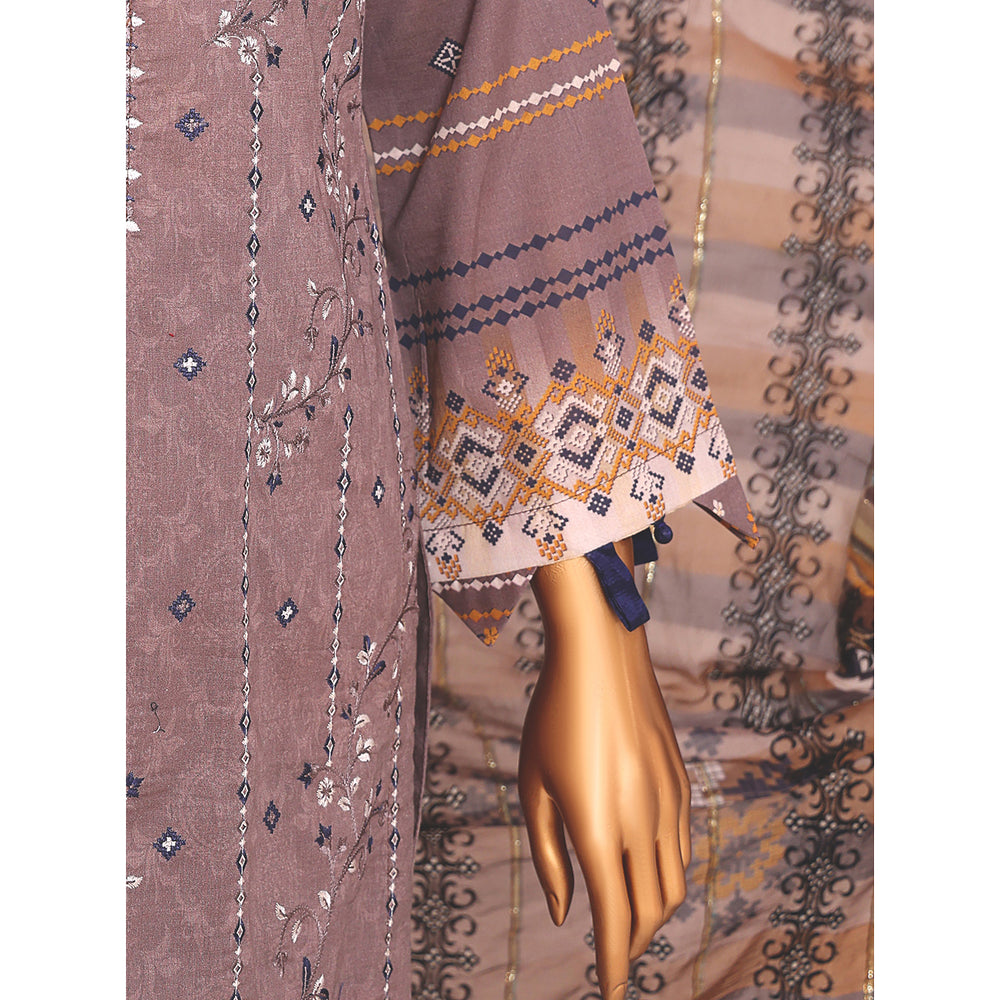 Needle Wonder By Dr. Haris Printed & Embroidered Lawn Unstitched 3Pcs Suit - 1, Women, 3Pcs Shalwar Suit, MI Creation, Chase Value