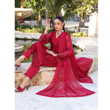 Summer Vibes By Dr. Haris Chikankari Lawn Unstitched 4 Pec Suit - 8, Women, 3Pcs Shalwar Suit, MI Creation, Chase Value