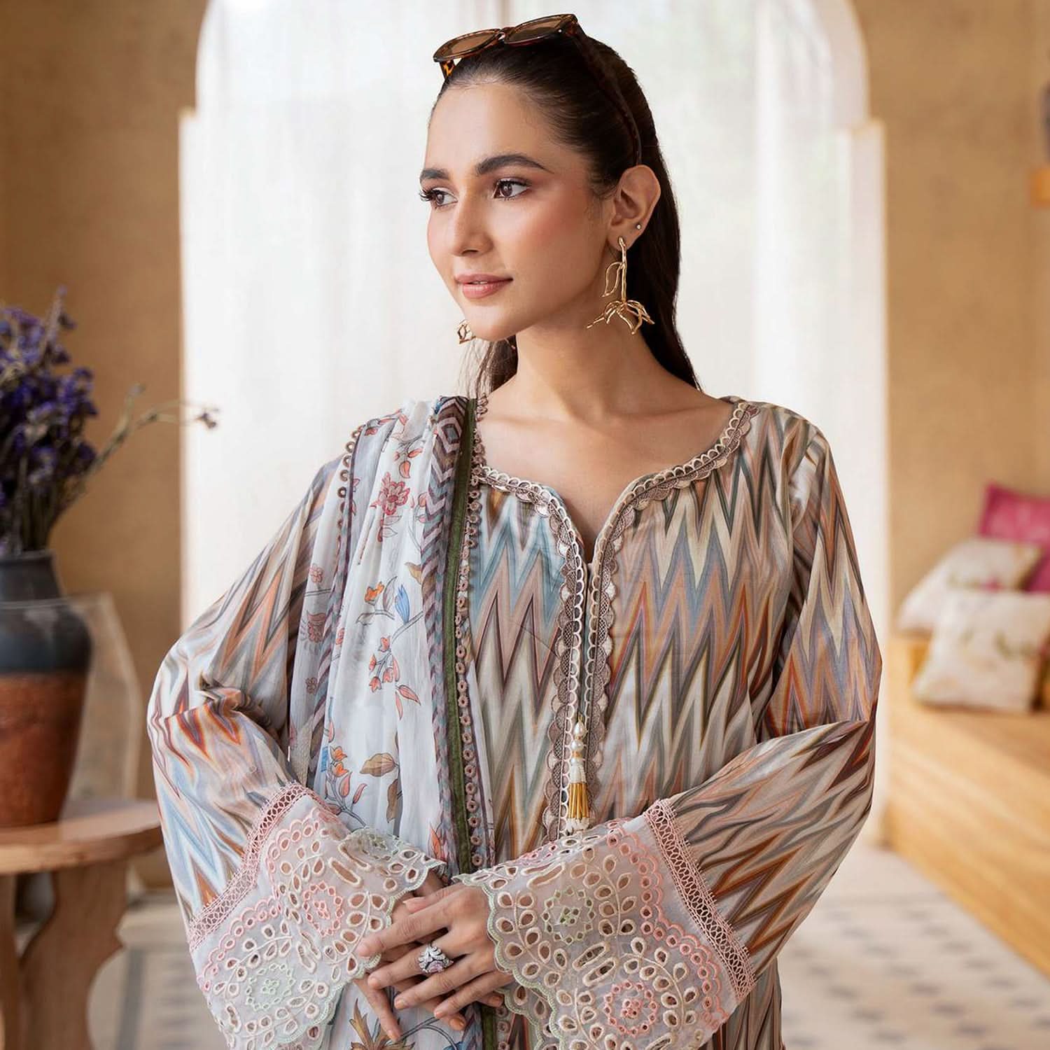 Sunshine Bloom By Al Zohaib Print Kari Lawn Unstitched 3 pcs Suit - 1, Women, 3Pcs Shalwar Suit, Al-Zohaib Textiles, Chase Value