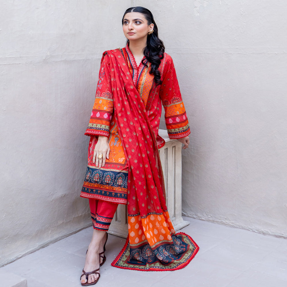 Salina By Regalia Lawn Printed Unstitched 3Pcs Suit V-4 - 1, Women, 3Pcs Shalwar Suit, Regalia Textiles, Chase Value