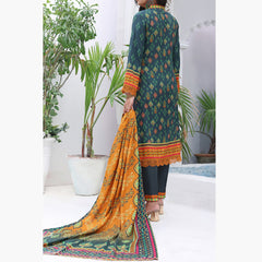 Jhalak Linen Printed Unstitched 3Pcs Suit - 1, Women, 3Pcs Shalwar Suit, VS Textiles, Chase Value