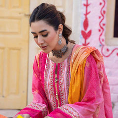 Monsoon Digital Printed Lawn Suit 3 Pes V-1 - 6, Women, 3Pcs Shalwar Suit, Al-Zohaib Textiles, Chase Value