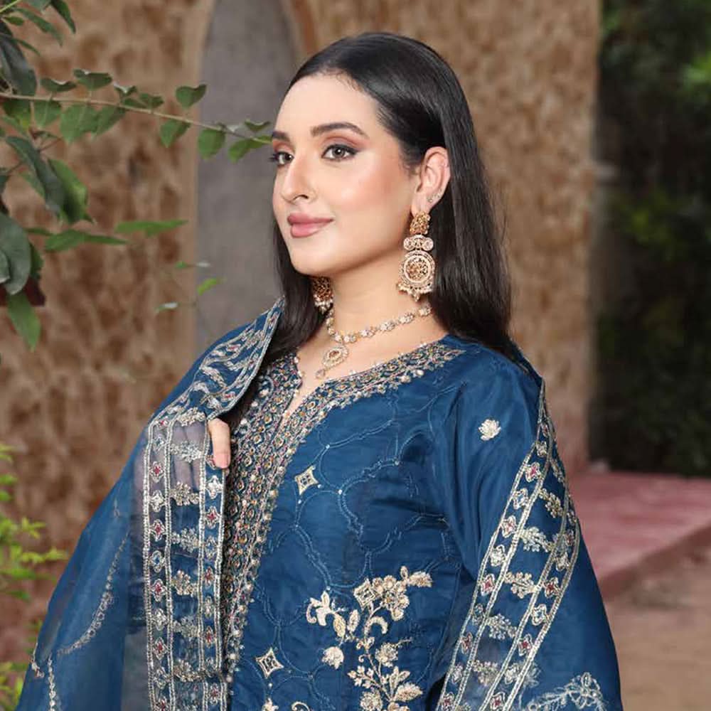Schick Shehnai Embroidered Unstitched 3pcs Suit - 3, Women, 3Pcs Shalwar Suit, MI Creation, Chase Value