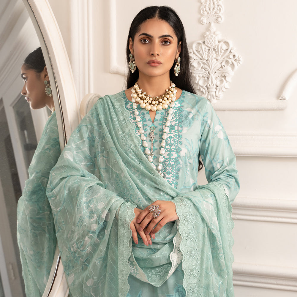 Al-Zohaib Sun Shine Cotton Printed Unstitched 3Pcs Suit - 1, Women, 3Pcs Shalwar Suit, Al-Zohaib Textiles, Chase Value