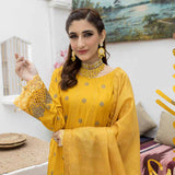 Schick Koel Viscose Schiffli Boring Embroidered Unstitched Suit With Fancy Dupatta - 9, Women, 3Pcs Shalwar Suit, MI Creation, Chase Value