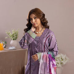 Salina Weaving Dobby By Regalia Printed Lawn Unstitched 3 Pcs Suit - 1