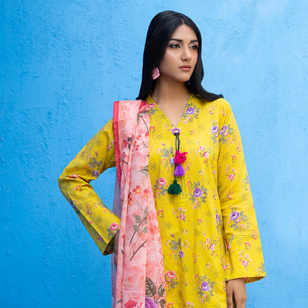 Salina Separates By Regalia Printed Lawn Unstitched 3Pcs Suit V-2 - 1, Women, 3Pcs Shalwar Suit, Regalia Textiles, Chase Value