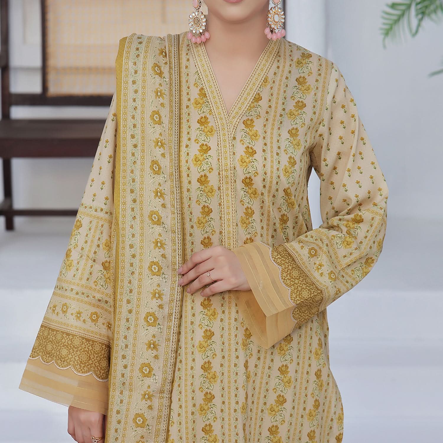 Ayesha Alishba By VS Textile Printed Lawn Unstitched 3Pcs Suit - 593, Women, 3Pcs Shalwar Suit, VS Textile, Chase Value