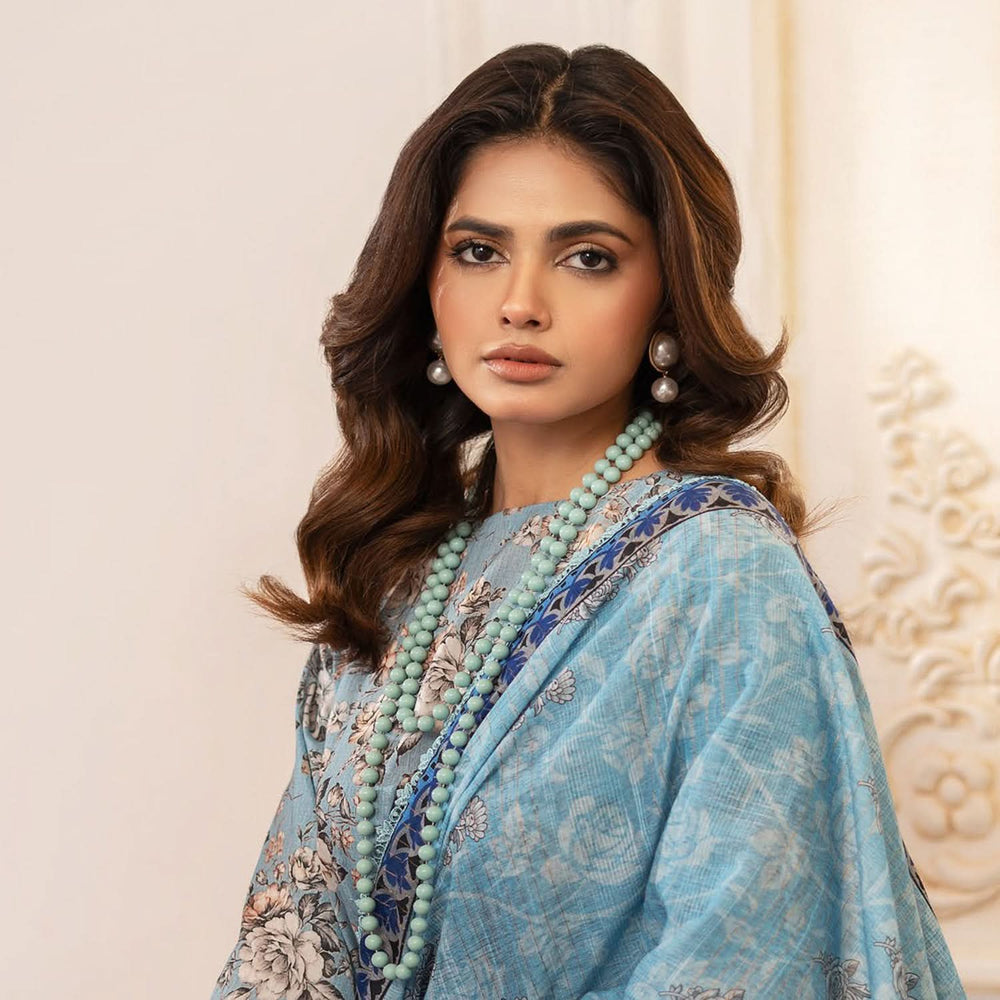 Al Zohaib Colors Digital Printed Unstitched Lawn 3 Pcs Suit - 1, Women, 3Pcs Shalwar Suit, Al-Zohaib Textiles, Chase Value