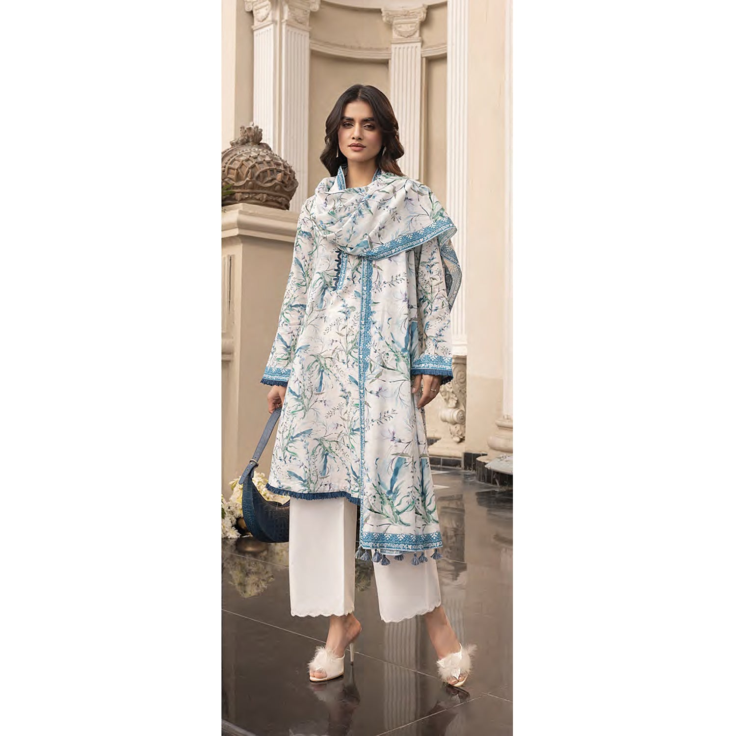 Komal By LSM Textiles Lawn Printed Unstitched 3Pcs Suit - LG-MM-0261, Women, 3Pcs Shalwar Suit, LSM Textiles, Chase Value