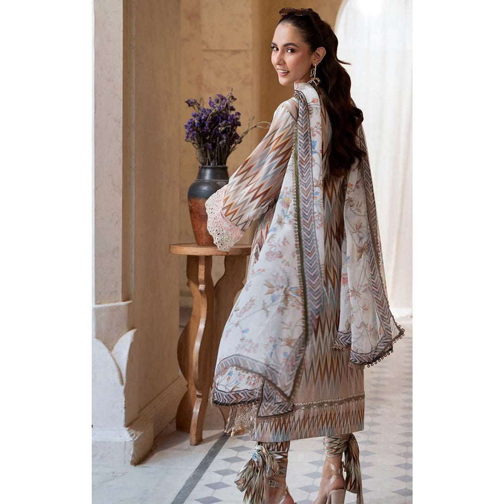 Sunshine Bloom By Al Zohaib Print Kari Lawn Unstitched 3 pcs Suit - 1, Women, 3Pcs Shalwar Suit, Al-Zohaib Textiles, Chase Value